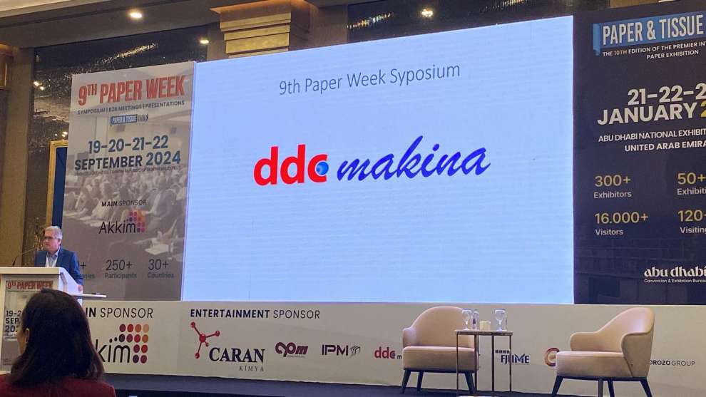 Kıbrıs'ta gerçekleşen 9. Paper Week Sempozyumu 'na katılan DDC Makina, Türkiye'ye ödülle döndü.