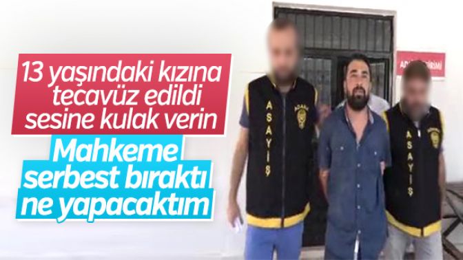 13 yaşındaki kızına tecavüz eden kişiyi öldürdü