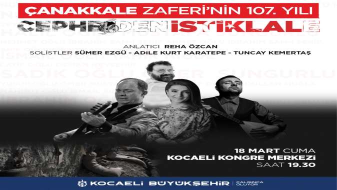 18 Mart Çanakkale Zaferi için özel etkinlik