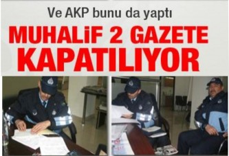 2 Gazete Kapatılıyor