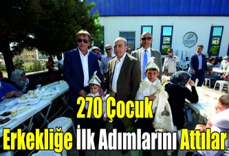 270 çocuk sünnet ettirildi