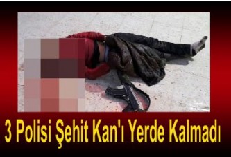 3 polisi şehit eden terörist öldürüldü