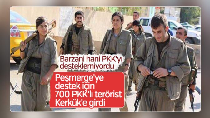 700 özel eğitimli PKKlı terörist Kerküke girdi