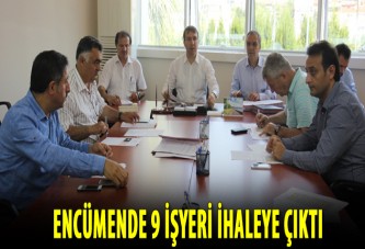 9 işyeri ihaleye çıktı