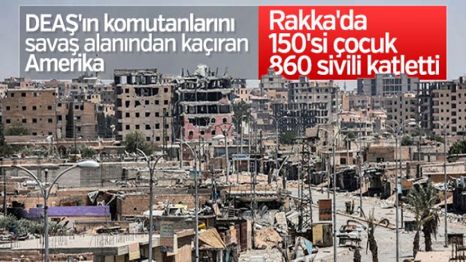 ABDnin Rakkada öldürdüğü sivil sayısı