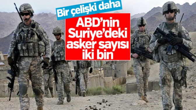 ABDnin Suriyedeki asker sayısında yeni rakam