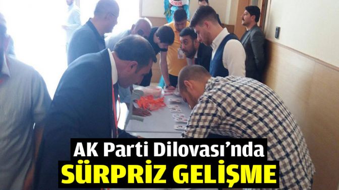 AK Parti Dilovasında sürpriz gelişme