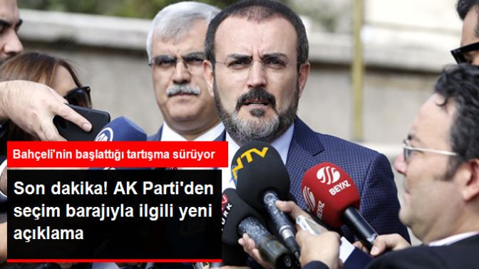 AK Partiden Seçim Barajı Yorumu: Bu Konudaki Görüşümüz Kamuoyu ile Paylaşılacak