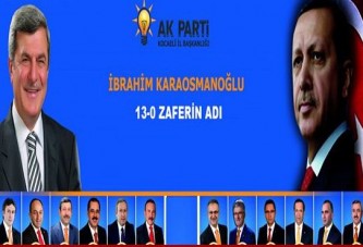 AK Parti'nin Skoru 13-0