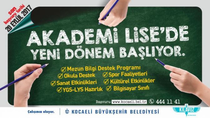 Akademi Lise’de yeni dönem 20 Eylül’de başlayacak