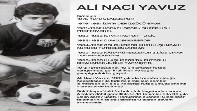 ALİ NACİ YAVUZ’UN İSMİ ULAŞLI’DA FUTBOL SAHASINA VERİLDİ