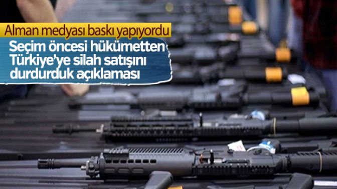 Almanya: Türkiyeye silah sevkiyatını durdurduk