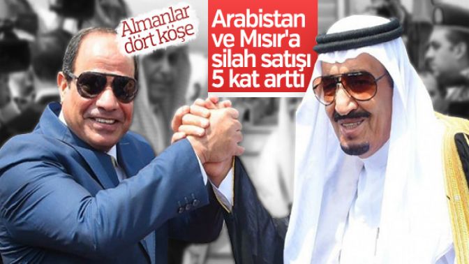 Almanyadan Mısır ve Suudi Arabistana rekor silah satışı