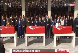 Ankara şehitleri uğurlanıyor