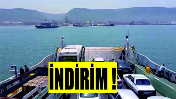 Araba Vapurunda İndirim!