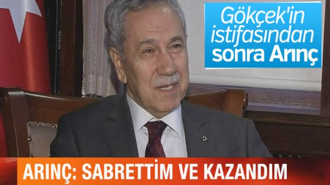 Arınç, Melih Gökçekin istifasının ardından konuştu