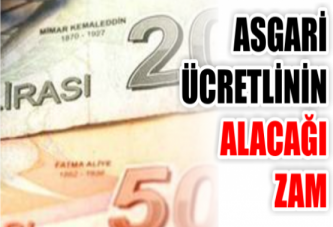 Asgari ücretlinin alacağı zam