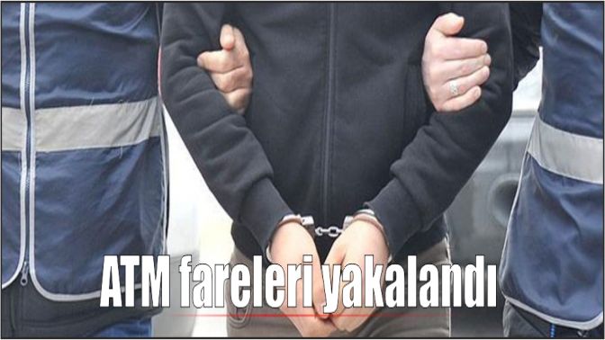 ATM fareleri yakalandı