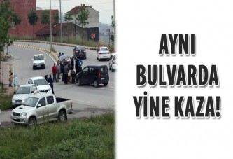 Aynı bulvarda yine kaza!