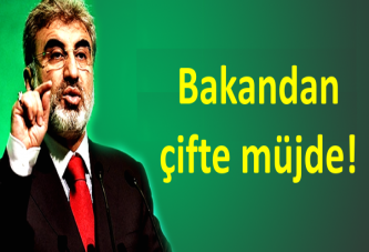 Bakandan çifte müjde!