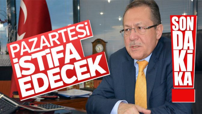 Balıkesir Belediye Başkanı Pazartesi istifa edecek