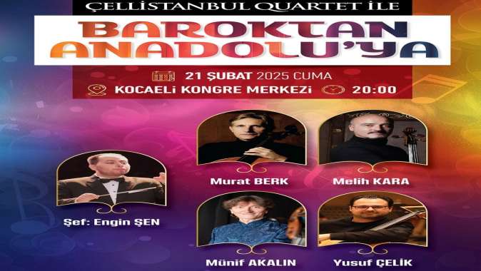 Baroktan Anadolu’ya senfonik tınılar bu konserde