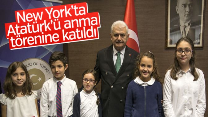 Başbakan ABDde Atatürk anma törenine katıldı