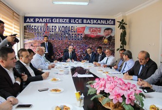 Başbakan Gebze'ye teşekkür etti