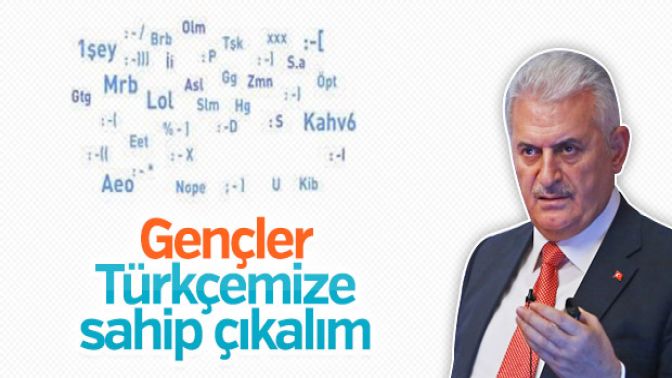 Başbakan Yıldırım dilin önemine vurgu yaptı