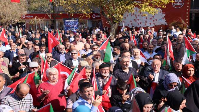 Başkan Bıyık, Filistin’e destek Mitingi’ne katıldı