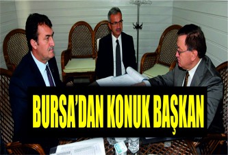 Başkan Köşker’e Bursa’dan konuk başkan