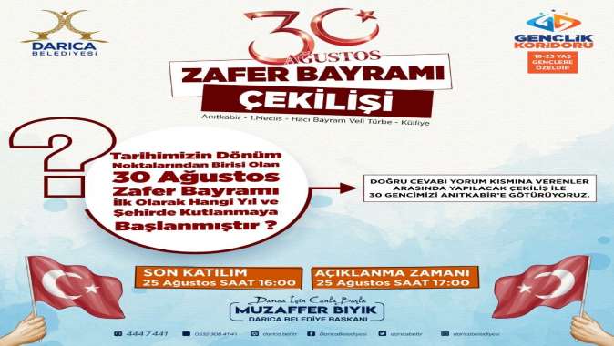 BAŞKAN MUZAFFER BIYIK, GENÇLERLE ANITKABİR VE ANKARA GEZİSİNE KATILACAK