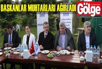 Başkanlar muhtarları ağırladı