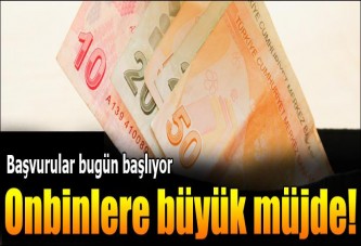 Başvurular bugün