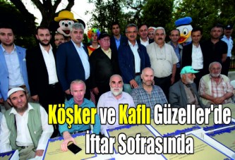 Bereket sofrası Güzeller’de