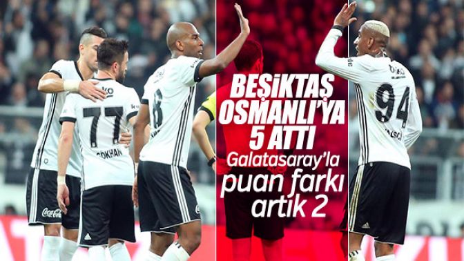 Beşiktaş Osmanlıya 5 attı