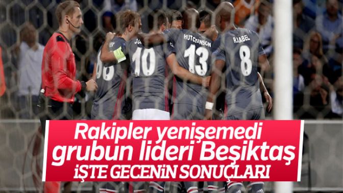 Beşiktaşın rakipleri berabere kaldı