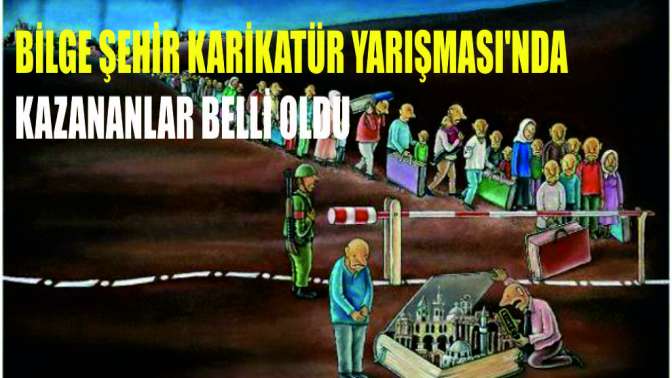 Bilge Şehir Karikatür Yarışmasında kazananlar belli oldu