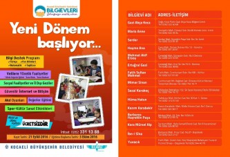 Bilgievleri’nde yeni dönem 3 Ekim’de başlıyor