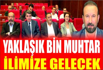 Bin muhtar Kocaeli'ye gelecek