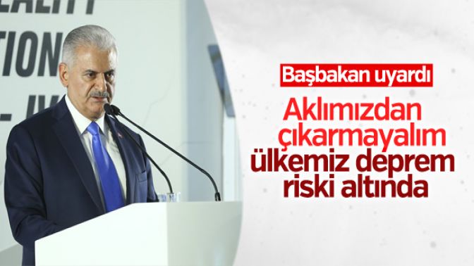 Binali Yıldırımdan deprem açıklaması