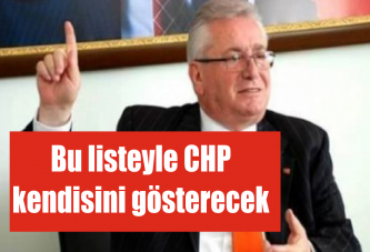 Bu listeyle CHP kendisini gösterecek