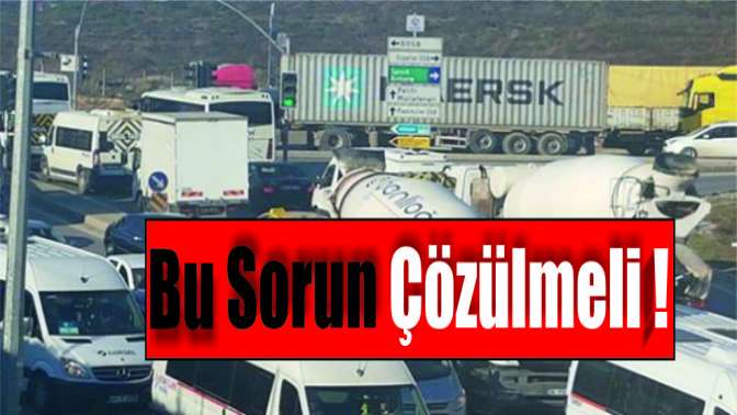 Bu Sorun Çözülmeli!