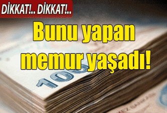 Bunu yapan memur yaşadı!