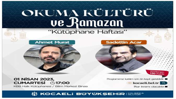 Büyükşehir’den Okuma Kültürü ve Ramazan söyleşisi