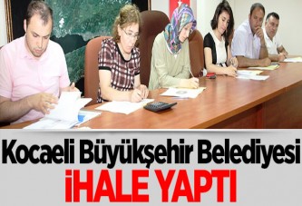 Büyükşehir ihale yaptı