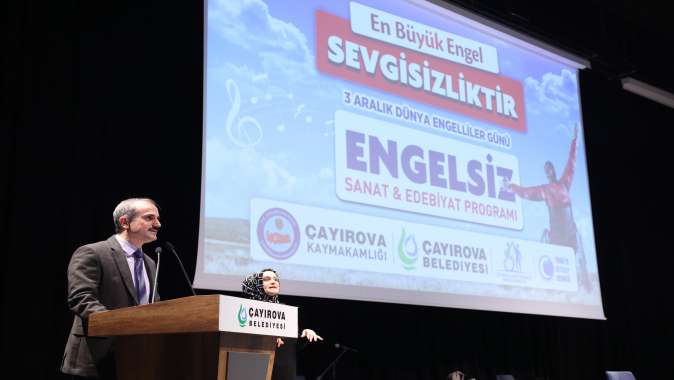 Çayırova’da engelsiz sanat ve edebiyat programı