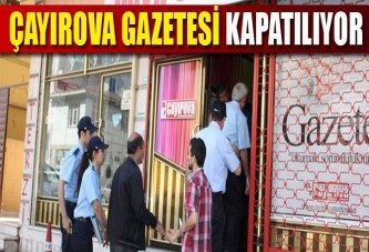 Çayırova Gazetesi kapatılıyor