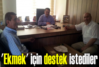 'Ekmek' için destek istediler