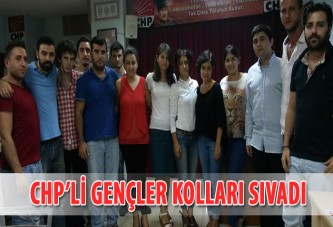 CHP'li gençler kolları sıvadı